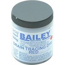 Bailey Drain Tracing Dye Red 200grms